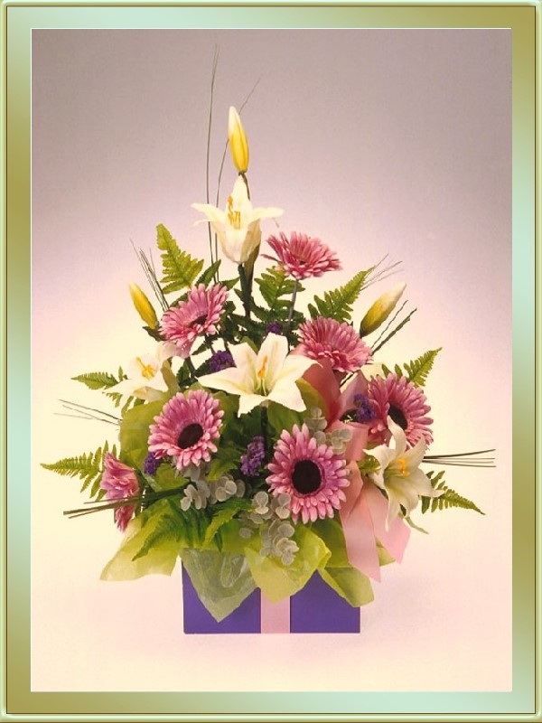 Gift Box Of Flowers